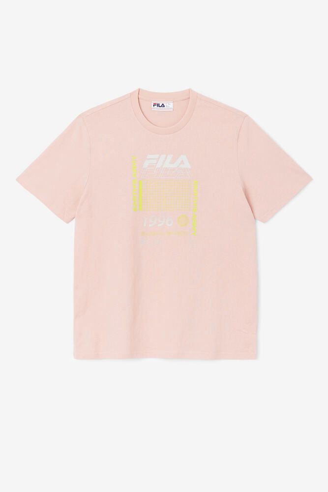 Fila T-Shirt Kosala Mens Coral - India OQJ-083527